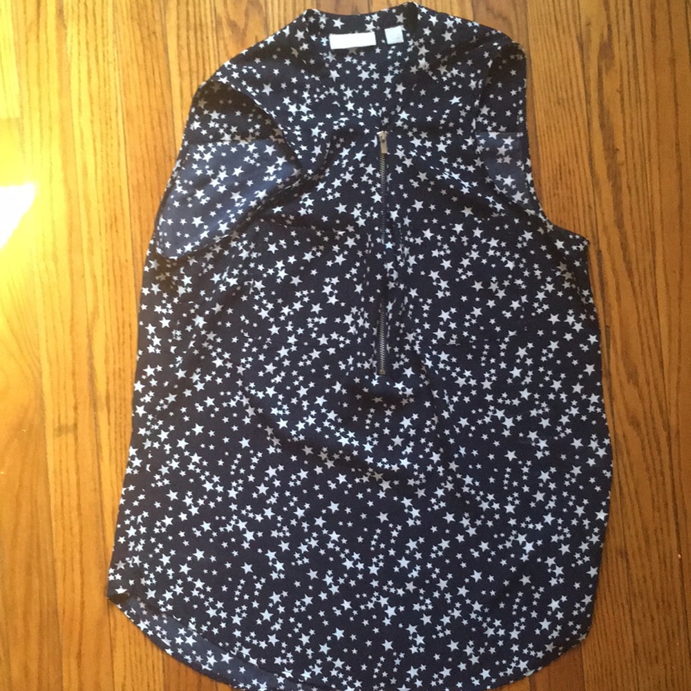 New York & Company sleepless top Printed Stars